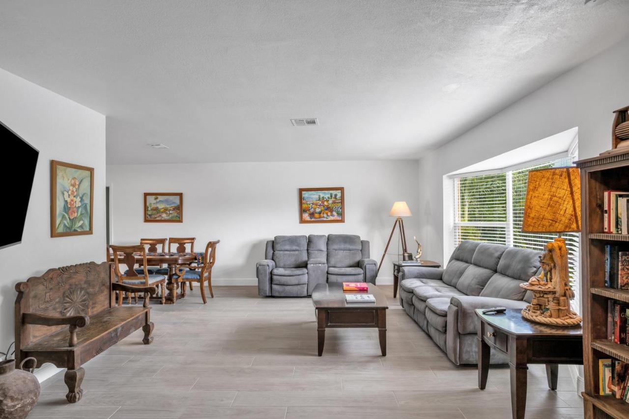 4 Bd Near Beach Spacious Solar Heated Pool Waterfront Home بومبانو بيتش المظهر الخارجي الصورة