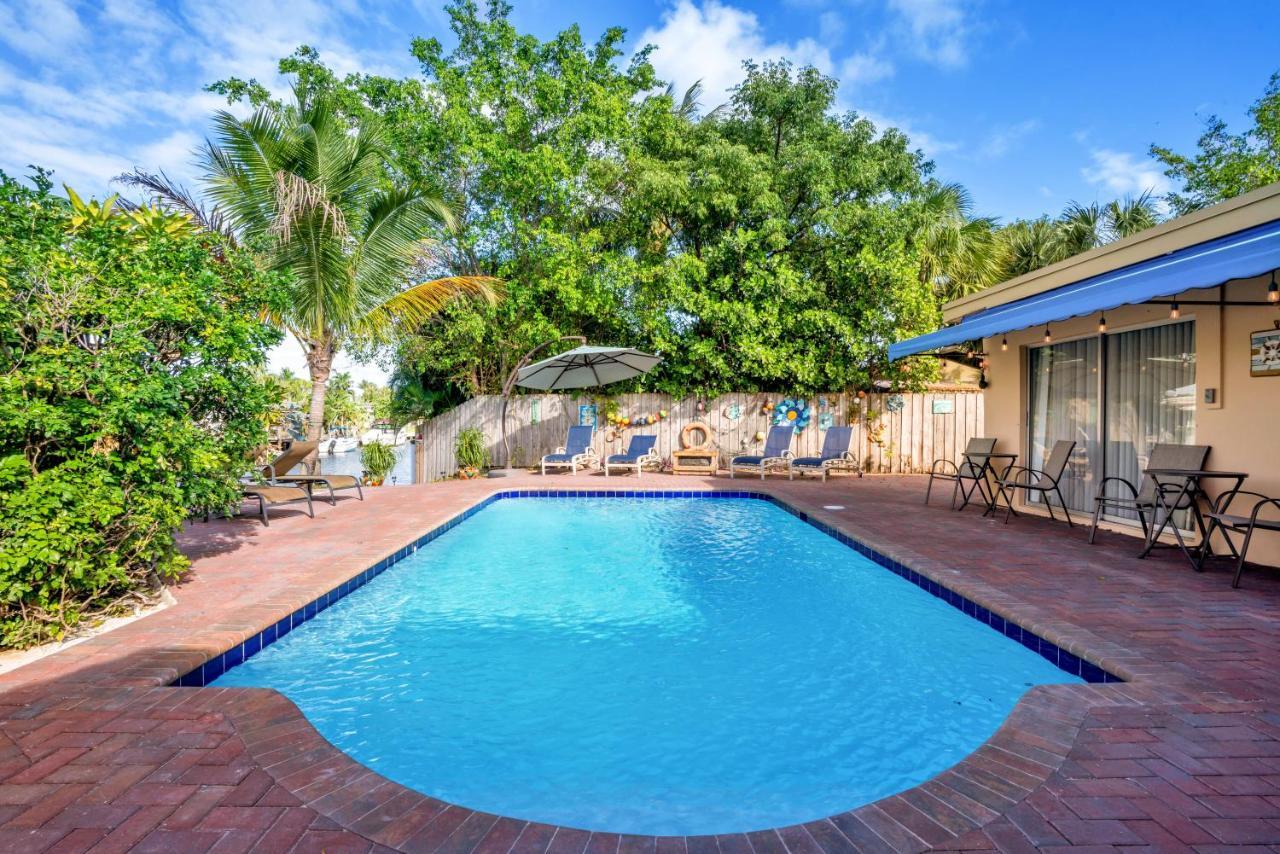 4 Bd Near Beach Spacious Solar Heated Pool Waterfront Home بومبانو بيتش المظهر الخارجي الصورة