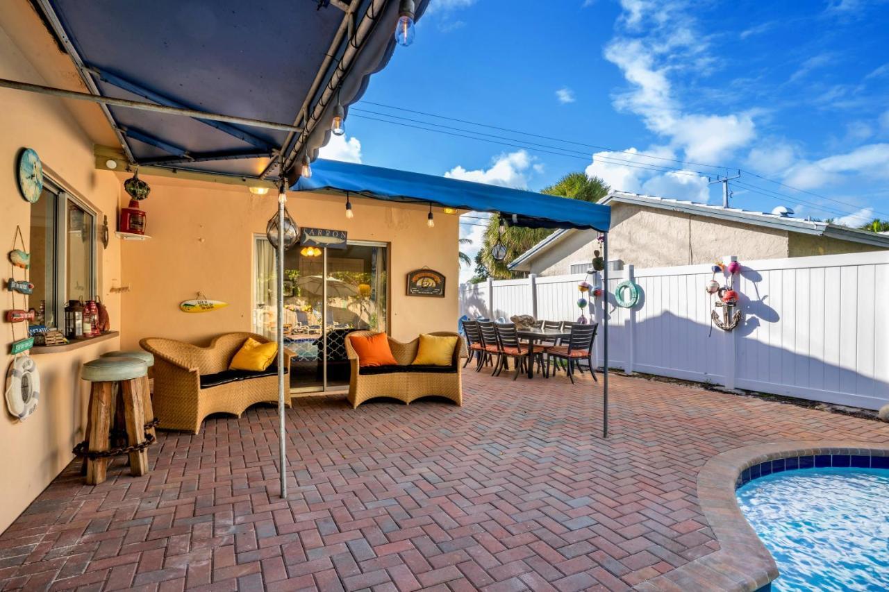 4 Bd Near Beach Spacious Solar Heated Pool Waterfront Home بومبانو بيتش المظهر الخارجي الصورة